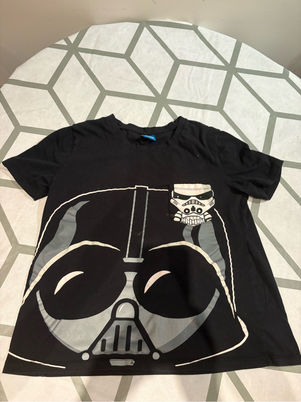 3/15$ Star Wars Kids Black Graphic Tee - Darth Vader & Stormtrooper